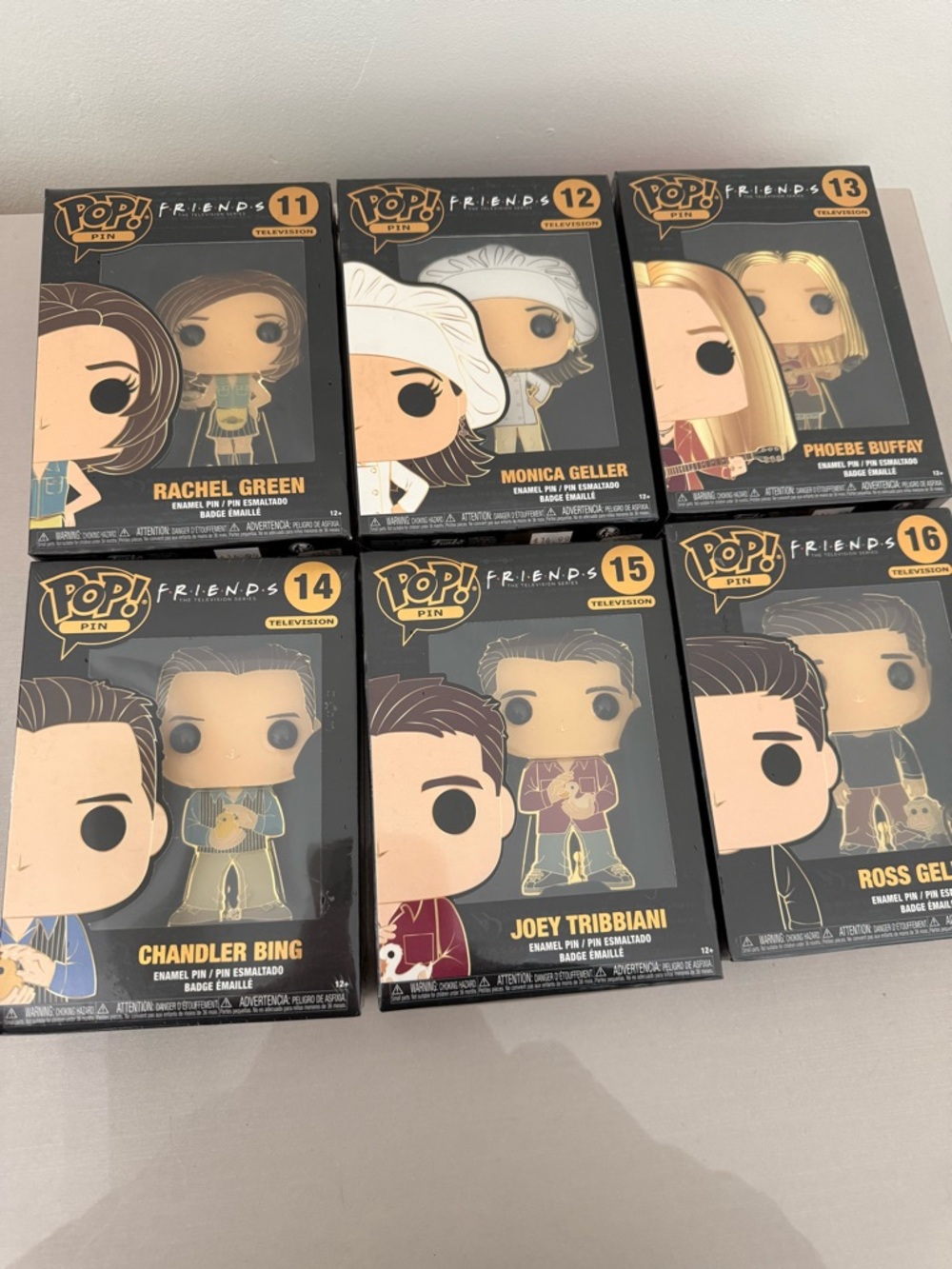 Funko Pop Friends Enamel Set